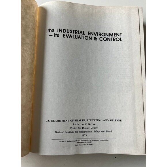 USDH The Industrial Environment It’s Evaluation & Control Book - Picture 4 of 4